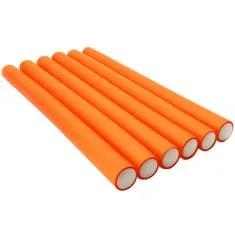 Northix 10x Flexibilní natáčky - 3 cm - Oranžová 