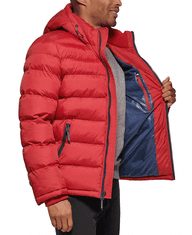 Tommy Hilfiger Prošívaná zimní pánská bunda Puffer červená L