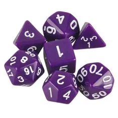 Northix 7 balíčků kostek do Dungeons and Dragons a (Purple) 