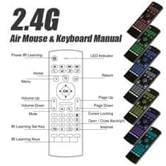 Northix Air Mouse & Mini Wireless Keyboard 