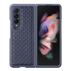 Dux Ducis Venice kožený kryt na Samsung Galaxy Z Fold 3, modrý