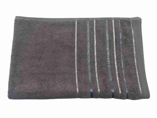 Praktik Textil  Ručník Zara 40x60 cm tmavě šedá