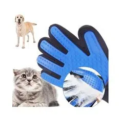 Merco Multipack 4ks Pet Glove vyčesávací rukavice modrá