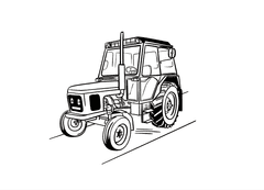 Hobbytriko Tričko s traktorem - Český traktor Barva: Apple Green (92), Velikost: XL, Střih: pánský