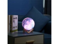InnoVibe Noční lampa GALAXY 3D s barevným RGB podsvícením + dálkové ovládání