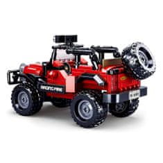 InnoVibe Sluban Model Bricks M38-B0816 Off Road Červený 4x4