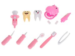InnoVibe Souprava zubního lékaře - růžový hroch