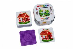 InnoVibe Pexeso Pohádky 64 karet společenská hra v plechové krabičce 6,5x6,5x4cm