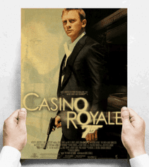 Tie Ler  Plakát James Bond Agent 007, Daniel Craig, Casino Royale č.204, 29.7 x 42 cm 