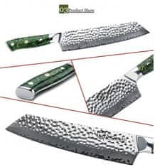 Sunnecko  Kuchyňký kiritsuke nůž 8" Sunnecko Baico 72 vrstev damaškové oceli 