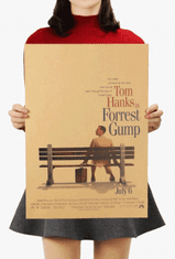 Tie Ler  Plakát Forrest Gump, Tom Hanks, č.097, 50.5 x 35 cm 