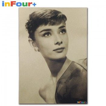 Tie Ler  Plakát Audrey Hepburn 51,5x36cm Vintage č.6