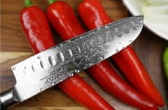 Xinzuo  Santoku nůž 7" XINZUO KÓČI 67 vrstev damaškové oceli 