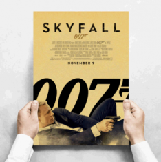 Tie Ler  Plakát James Bond Agent 007, Daniel Craig, Skyfall č.180, 29.7 x 42 cm 