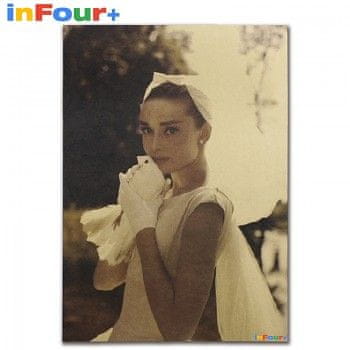 Tie Ler  Plakát Audrey Hepburn 51,5x36cm Vintage č.2