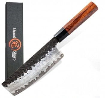 GRAND SHARP  Nůž Nakiri 6.7" GRAND SHARP TOKUŠIMA vysoce uhlíková ocel