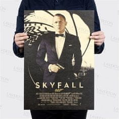 Tie Ler  Plakát James Bond Agent 007, Daniel Craig, Skyfall, 51x35,5cm 