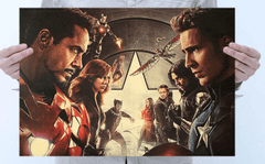Tie Ler  Plakát Marvel Avengers, 51.5 x 36 cm 