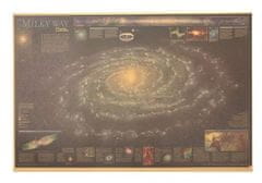 Tie Ler  Plakát Vesmírný průzkum, Milky Way Nebula Map 72.5 x 48.5 cm 