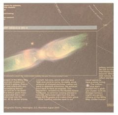 Tie Ler  Plakát Vesmírný průzkum, Milky Way Nebula Map 72.5 x 48.5 cm 