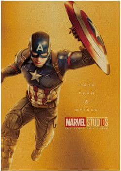 Tie Ler  Plakát Marvel Avengers 4 Endgame, Captain America č.137, 51.5 x 36 cm