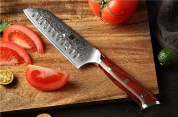 Xinzuo  Santoku nůž 5" XINZUO AIČI 67 vrstev damaškové oceli