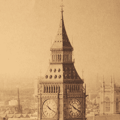 Tie Ler  Plakát úžasné stavby, Big Ben, č.099, 50.5 x 36 cm 