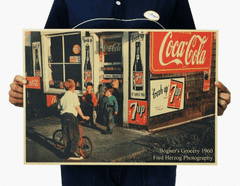 Tie Ler  Plakát CocaCola 50,5x35cm kraft paper 