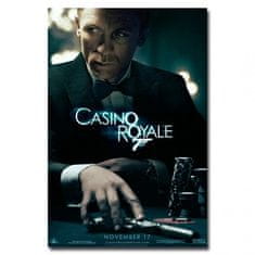 Tie Ler  Plakát James Bond Agent 007, Daniel Craig, Casino Royale 