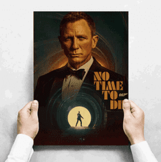 Tie Ler  Plakát James Bond Agent 007, Daniel Craig, No Time to Die č.175, 29.7 x 42 cm 