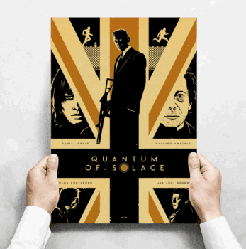 Tie Ler  Plakát James Bond Agent 007, Daniel Craig, Quantum of Solace č.168, 29.7 x 42 cm