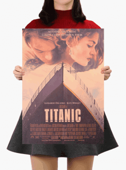 Tie Ler  Plakát Titanic, Leonardo DiCaprio a Kate Winslet č.084, 50.5 x 35 cm