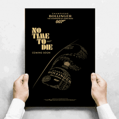 Tie Ler  Plakát James Bond Agent 007, Daniel Craig, No Time to Die č.174, 29.7 x 42 cm 