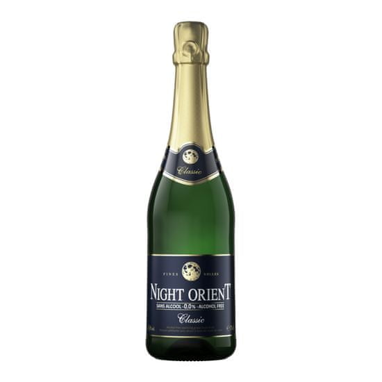 Night Orient Classic Sparkling 0,75L - Nealkoholické bílé šumivé víno (prosecco) 0,0% alk.