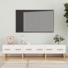 Vidaxl TV skříňka bílá 150 x 34,5 x 30 cm kompozitní dřevo