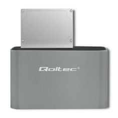 Qoltec Dokovací stanice HDD/SSD | 2,5"/3,5" SATA | USB 3.0