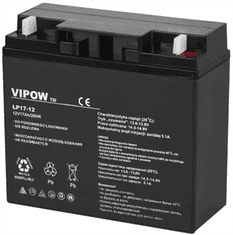 sapro Baterie olověná 12V / 17Ah VIPOW LP17-12 bezúdržbový gelový akumulátor