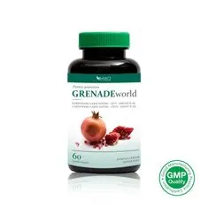 HERBAL WORLD GRENADEworld - Granátové jablko z nejžádanějších BIO odrůd - cholesterol, kardiovaskulární systém, cévy a krevní tlak