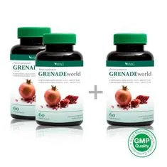 GRENADEworld - měsíční kúra - 2 (+1 zdarma) - Granátové jablko z nejžádanějších BIO odrůd