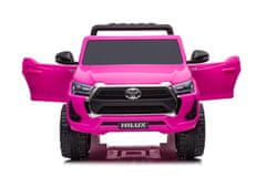 Lean-toys Auto Na Baterie Toyota Hilux Dk-Hl860 Růžové