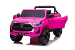 Lean-toys Auto Na Baterie Toyota Hilux Dk-Hl860 Růžové