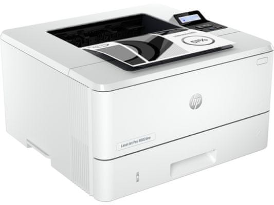 Tlačiareň HP Laserjet Pro 4002dne čiernobiela laserová vhodná do kancelárie doma domáca tlačiareň USB gigabit zásobník LCD displej