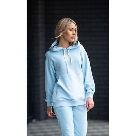 Lental Dámská tepláková mikina hoody Alex - Color : Baby Blue