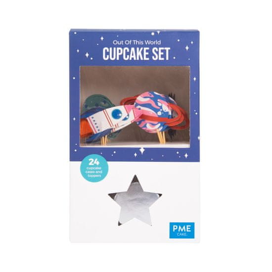 PME Cupcake set vesmír, 24ks