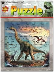 Anděl Přerov Puzzle 20 x 20 cm, 36 dílků, Brachiosaurus