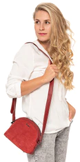 David Jones Dámská crossbody kabelka 6631-1A Dark Red