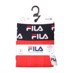 FILA 2PACK pánské boxerky červené (FU5142/2-118) - velikost XL