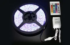 commshop Lumenmax 3528 - RGB LED pásek - 5 metrů. Kompletní sada