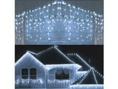 AUR Venkovní vánoční LED závěs - studená bílá 10m - 310 led diod