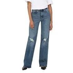 ONLY Dámské džíny ONLJUICY Wide Leg Fit 15258252 Dark Medium Blue Denim (Velikost 26/32)